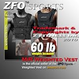 (Weekly Special Sale - 50% Off/5 Days Only !) NEW! ZFO SportsTM -60LBS Adjustable Weighted Vest (WEIGHTS INCLUDED.One size fits all.)