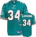 Ricky Williams Reebok NFL Aqua Premier Miami Dolphins Jersey - Medium