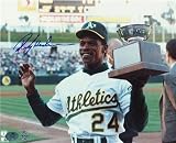Rickey Henderson Autographed/Hand Signed Oakland Athletics 8x10 Photo