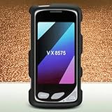 Crystal Hard Rubberized Black Cover Case for LG CHOCOLATE TOUCH VX8575 [WCP ....