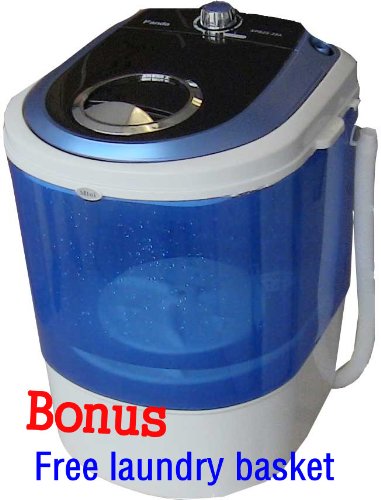 Bonus Package Panda Small Mini Portable Compact Washer Washing Machine 5.5lbs Capacity/1laundry Basket for Free