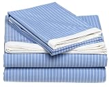 Tommy Hilfiger Lincoln Avenue Chambray Stripe Yarn Dye Flat Sheet