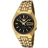 Seiko 5 #SNK314K1 Men's Gold Tone Self Winding Automatic Watch