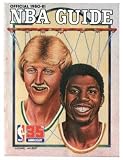 The Sporting News Official 1980-81 NBA Guide Book Bird & Magic Cover - NBA Books