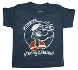 Popeye The Sailor Man Strong To The Finish Vintage Style Life Clothing Cartoon Toddler T-Shirt Tee