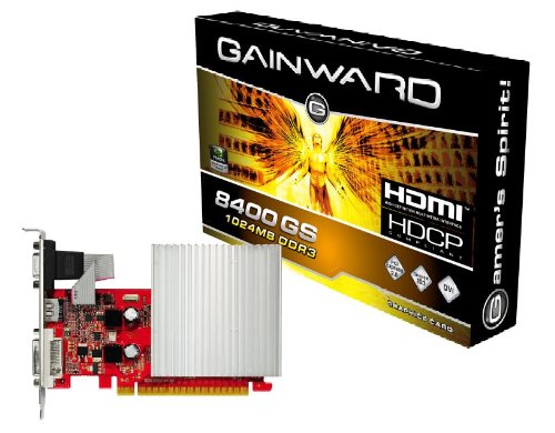Gainward NVIDIA GeForce 8400 GS Grafikkarte (PCI-e, 1GB DDR3 Speicher, HDMI, DVI, 1GPU) Preisvergleich