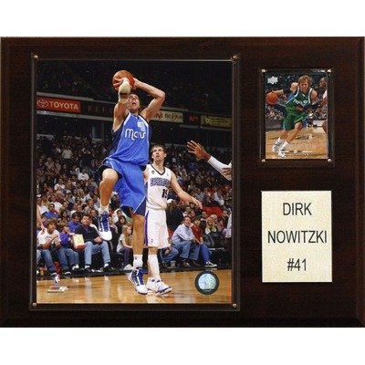 NBA Dallas Mavericks Dirk Nowitzki Photo Player Plaque