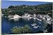 Kitchen & Housewares : Aerial view over Loggos harbour - 20 Inch Canvas Print (51 cm) by Robert Harding