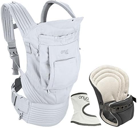 Onya Baby Carrier - Cruiser Infant to Toddler Bundle - Pearl Grey by Onya