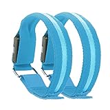 Bright Band 2 Pack LED Light Armband for Safety Walking Jogging Running Night Cycling, Light Reflective, Batteries Included, Fits 26cm - 29cm Circumference