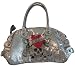 Women's Ed Hardy Purse Handbag Tote Adele Silver