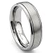 Titanium 7mm Grooved Wedding Band Ring Sz 8.0 SN#186