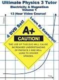 Ultimate Physics 3 Tutor - Electricity and Magnetism Series - Volume 1 - 4 DVD Set! - 13 Hour Course!