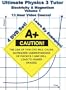 Ultimate Physics 3 Tutor - Electricity and Magnetism Series - Volume 1 - 4 DVD Set! - 13 Hour Course!