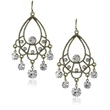 Leslie Danzis Crystal Teardrop Shaped Antique 