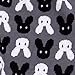 HDE Women Winter Knit Leggings Fleece Line Nordic Design Thermal Insulated Pants (Bunnies!, L)