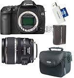 Canon EOS 50D 15.1MP Digital SLR Camera W/ Canon EF-S 17-85mm f/4-5.6 Image Stabilized USM SLR Lens W/ Canon BP511A 1390mAh Lithium Ion Battery Pack W/ Transcend TS8GSDHC6-S5W 8GB SDHC6 Memory Card with Card ReaderW/ Samsonite Digital Camera Gadget Bag (Black) W/ Clean & Scratch Free Kit