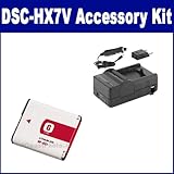 Sony DSC-HX7V Digital Camera Accessory Kit includes: SDM-175 Charger, SDNPB ....