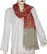 Fashion for Spring Womens Long Scarf in Wool Tie Dye Print Womens Accessory India 24 x 68 inches