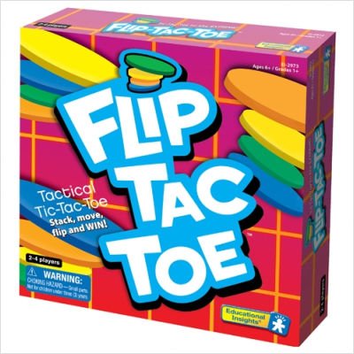 Imagen 2 de Educational Insights Flip-Tac-Toe - Juego de mesa de estrategia