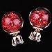 Joylive Crystal Ball Stud Earrings Women Bubble Earrings Pendientes Femenino Earpins 1Pair