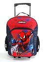 Marvel Spider-Man Great Power Large 16" Rolling Luggage Backpack