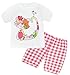 Cats Pajamas Girls Sleepwear Clothes Set Kids Dog Cotton 2 Piece Shorts Suit