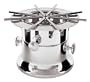 Paderno World Cuisine 11 Inch Stainless Steel Flambe Burner