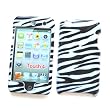 Apple iPod Touch 4th Generation Snap-on Protector Hard Case Image Cover "Zebra Pattern" Design