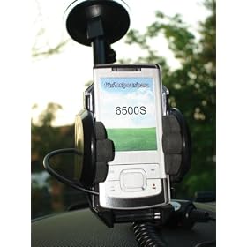 NOKIA 6500 SLIDE MOBILE PHONE CAR CHARGER AND WINDSCREEN MOUNT HOLDER, ACCESSORIES .
