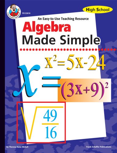 Childrens Toyshop  Toys : Algebra Made Simple, Grades 9 to 12