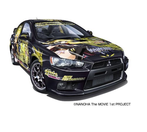 1/24 痛車 No.18 魔法少女リリカルなのは The MOVIE 1st フェイト・テスタロッサ ランサーエボリューションX オプション