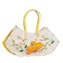 Olive N Figs Floral Embroidered Sequined Jute Evening Handbag/Tote