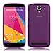 Cbus Wireless Matte Finish TPU Rubber Gel Case / Cover for BLU LIFE PLAY 2 - Semi Transparent Purple