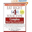 Eat Right for Your Type Complete Blood Type Encyclopedia by Peter J. D'Adamo and Catherine Whitney