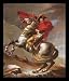 Jacques-Louis David (Napoleon exceed the great St. Bernard Pass) Framed Art Poster Print - 13 X 19
