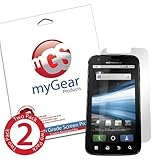 myGear Products CLEAR LifeGuard Screen Protectors for Motorola Atrix (2 Pac ....