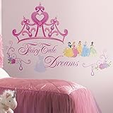 Roommates Rmk1580Gm Disney Princess Crown Peel & Stick Giant Wall Decal