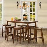 Dartmoor Long Bar Patio Set by Oxford Garden - Seats up to 8 - OG060