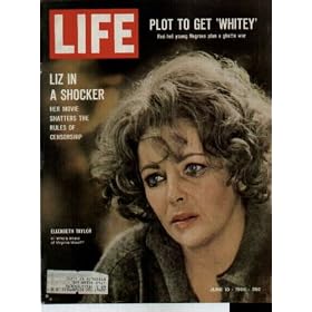 "ELIZABETH TAYLOR: In 'Who's Afraid Of Virginia Wolff?'" ..... 1966 LIFE Magazine Cover, A2161 *** THIS IS A COVER ONLY / NOT A MAGAZINE ***