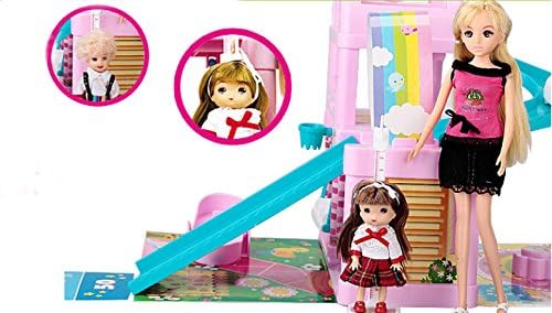 Otulet Dollhouse Doll Princess Dream Playground Fantasy Fun Kids Toy Playsets Gift Set for Girl