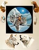 Moonlit Warrior Decorative Art Poster Print by Gary Ampel, 16×20