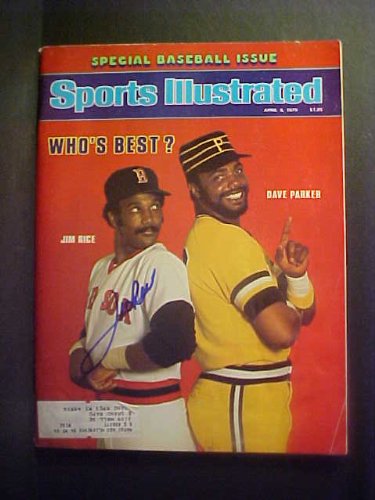 Jim Rice Boston Red Sox Autographed April 9, 1979 Sports Illustrated Magazine With Signing Photo