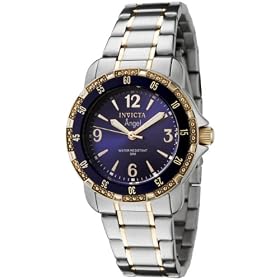 Invicta Womens 0548 Angel Collection 18k Gold-Plated and Stai