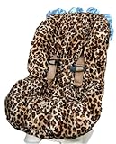 Baby Bella Maya Toddler Car Seat Cover in Leopard Blue