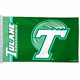 NCAA Tulane Green Wave 3-by-5 foot Flag