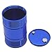 LAFEINA Metal Oil Drum Fuel Tank Container for 1/10 RC4WD D90 SCX10 Rock Crawler RC Car Decor Accessories (Blue)
