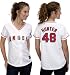Torii Hunter Women's Jersey: Women's 2010 Majestic Home White #48 Los Angeles Angels of Anaheim Jersey - X-Large