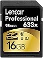 Lexar Professional 633x 16GB SDHC UHS-I/U1 Card (Up to 95MB/s Read) w/Image Rescue 5 Software - LSD16GCBNL633