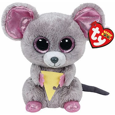 Ty beanie boo plush - squeaker the mouse 6-inch